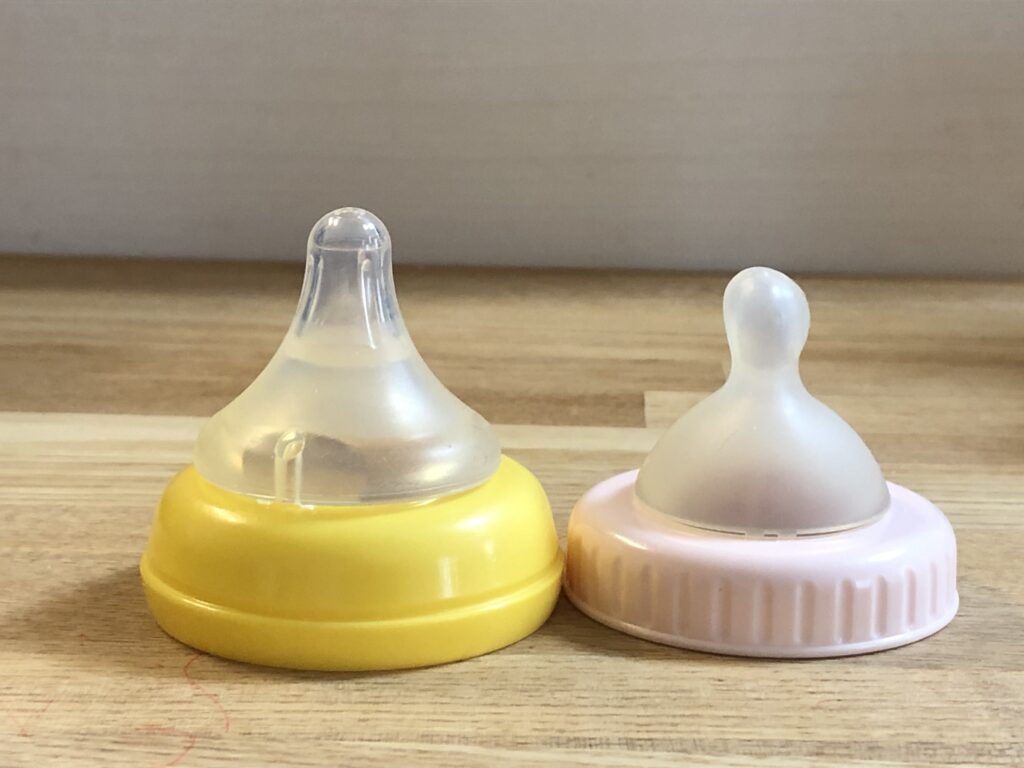 ピジョンの母乳実感と母乳相談室の乳首