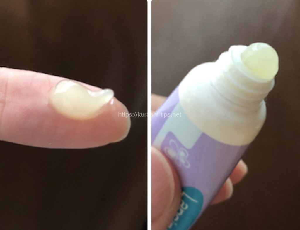 ランシノーの中身はこっくり硬めのテクスチャー