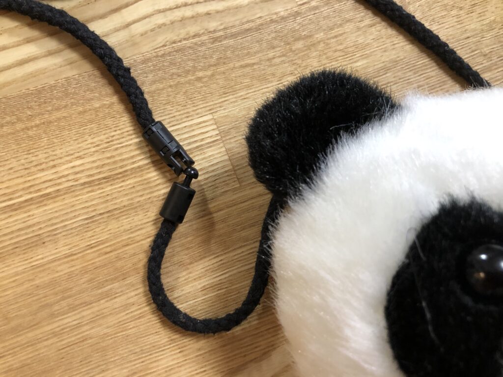 安全パーツを連結させる